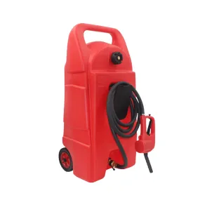 15 Gallon Gas Caddy With Wheels, Fuel Storage Tank