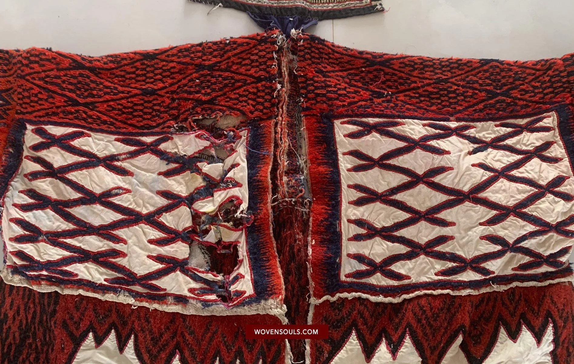 228-B SOLD Fragment of Cape of the Miao People Weining, Ethnic Minority China