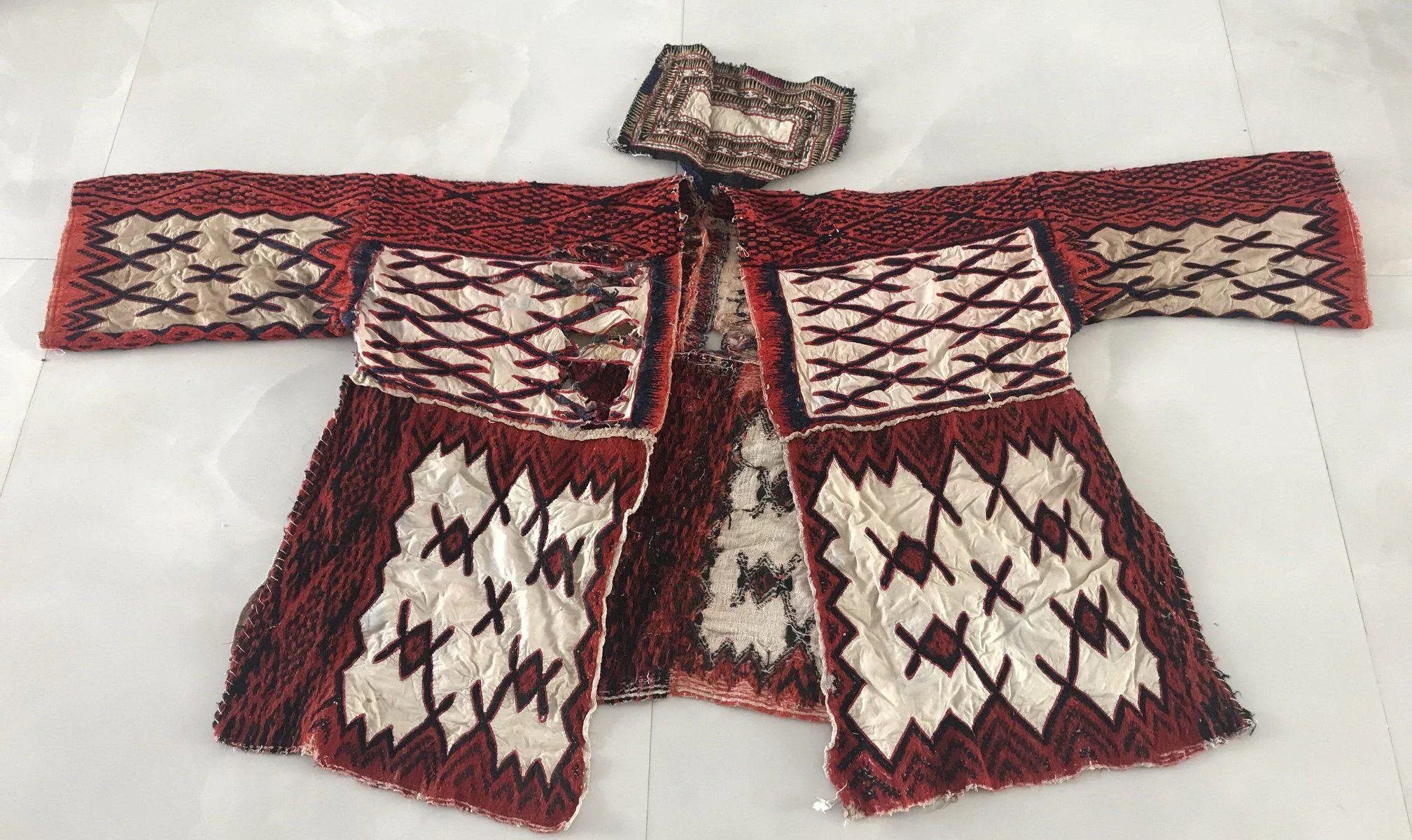 228-B SOLD Fragment of Cape of the Miao People Weining, Ethnic Minority China