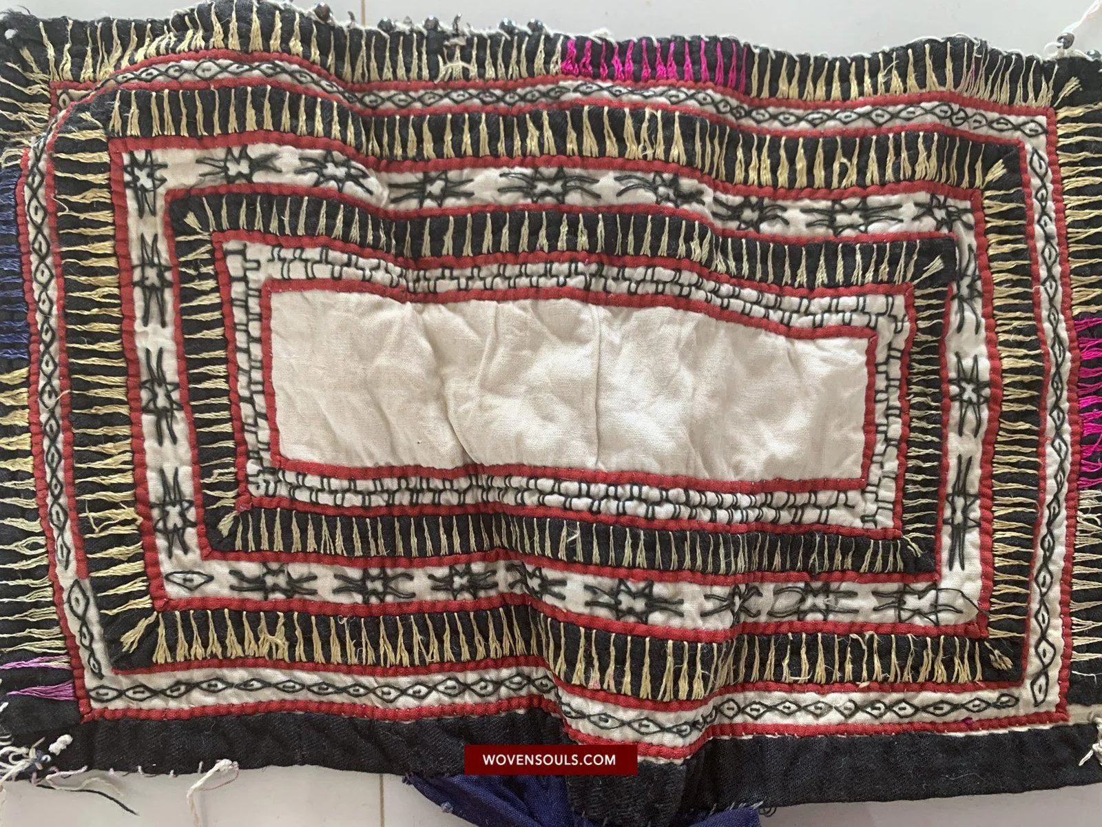 228-B SOLD Fragment of Cape of the Miao People Weining, Ethnic Minority China