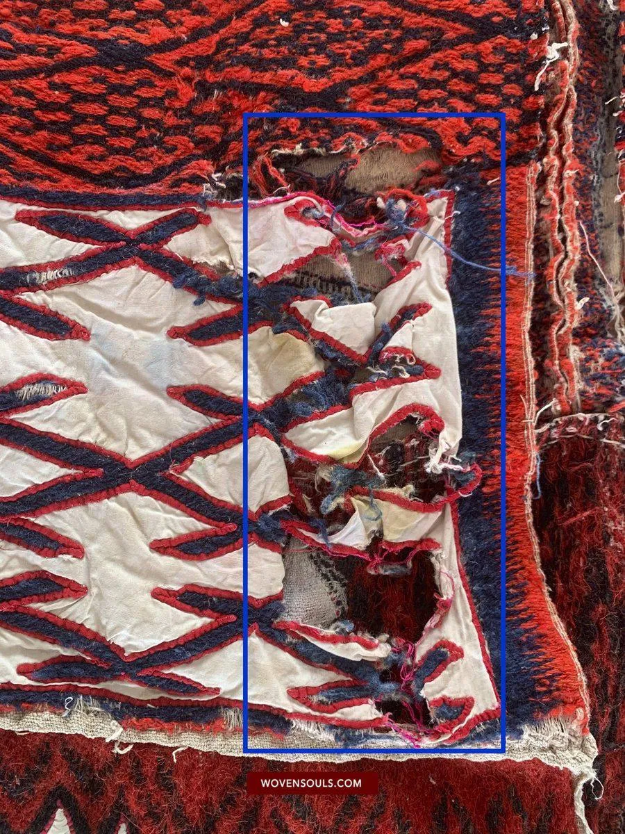 228-B SOLD Fragment of Cape of the Miao People Weining, Ethnic Minority China