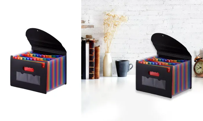 24 Pockets over File Organizer