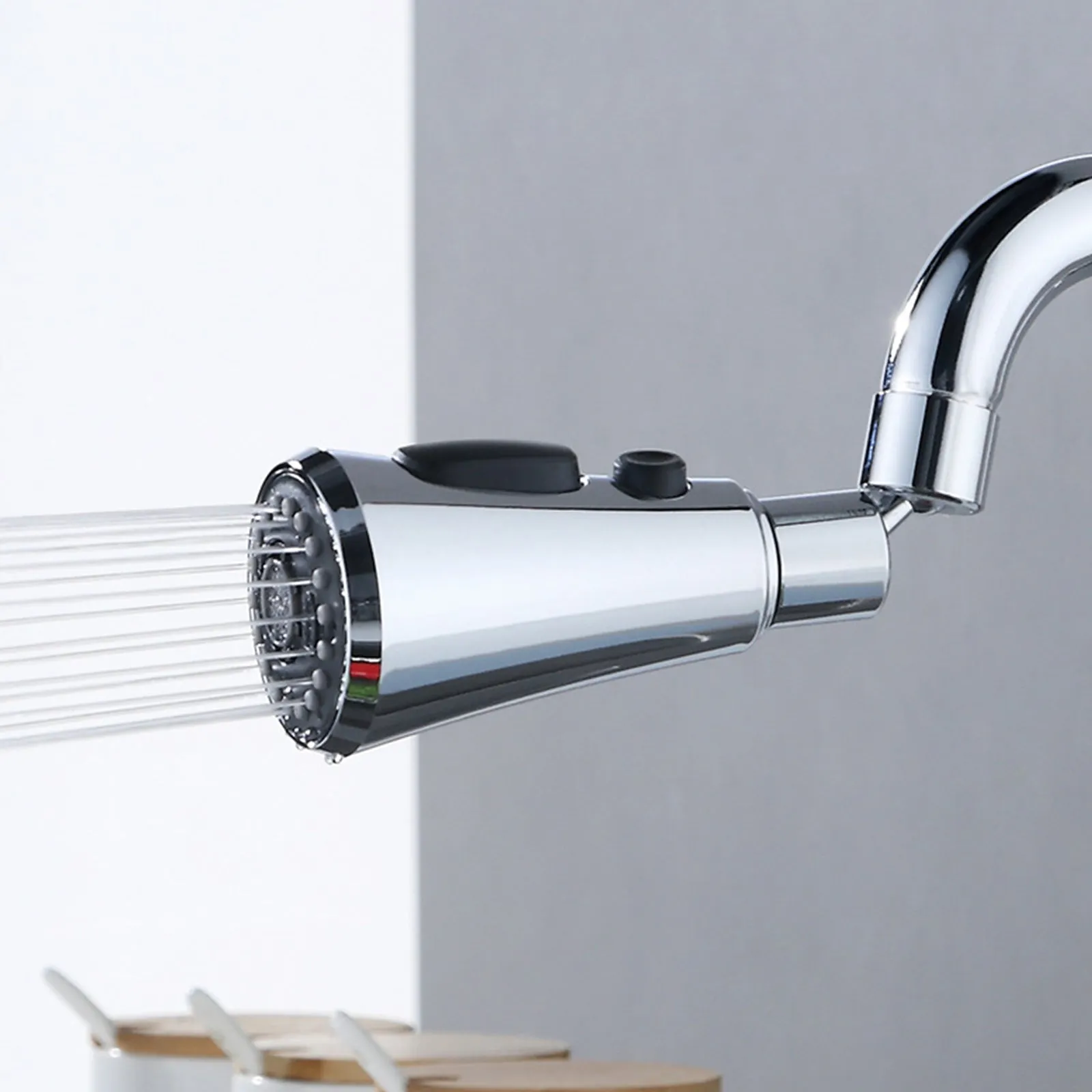 3 Functions  360°Swivel Faucet Sprayer Head