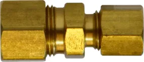 5/16" OD X 1/4" OD Brass Reducing Compression Union
