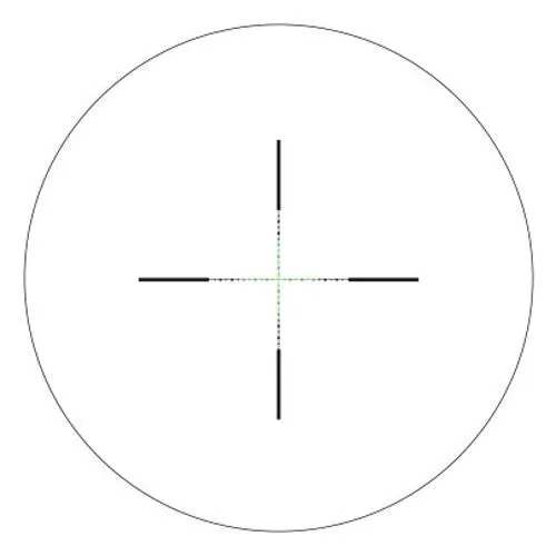 AccuPower - 1-4x24 MIL-Square Crosshair, Green LED