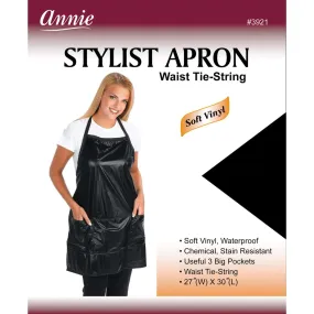 Annie Stylist Apron Soft Vinyl Waist Tie-String (3921)