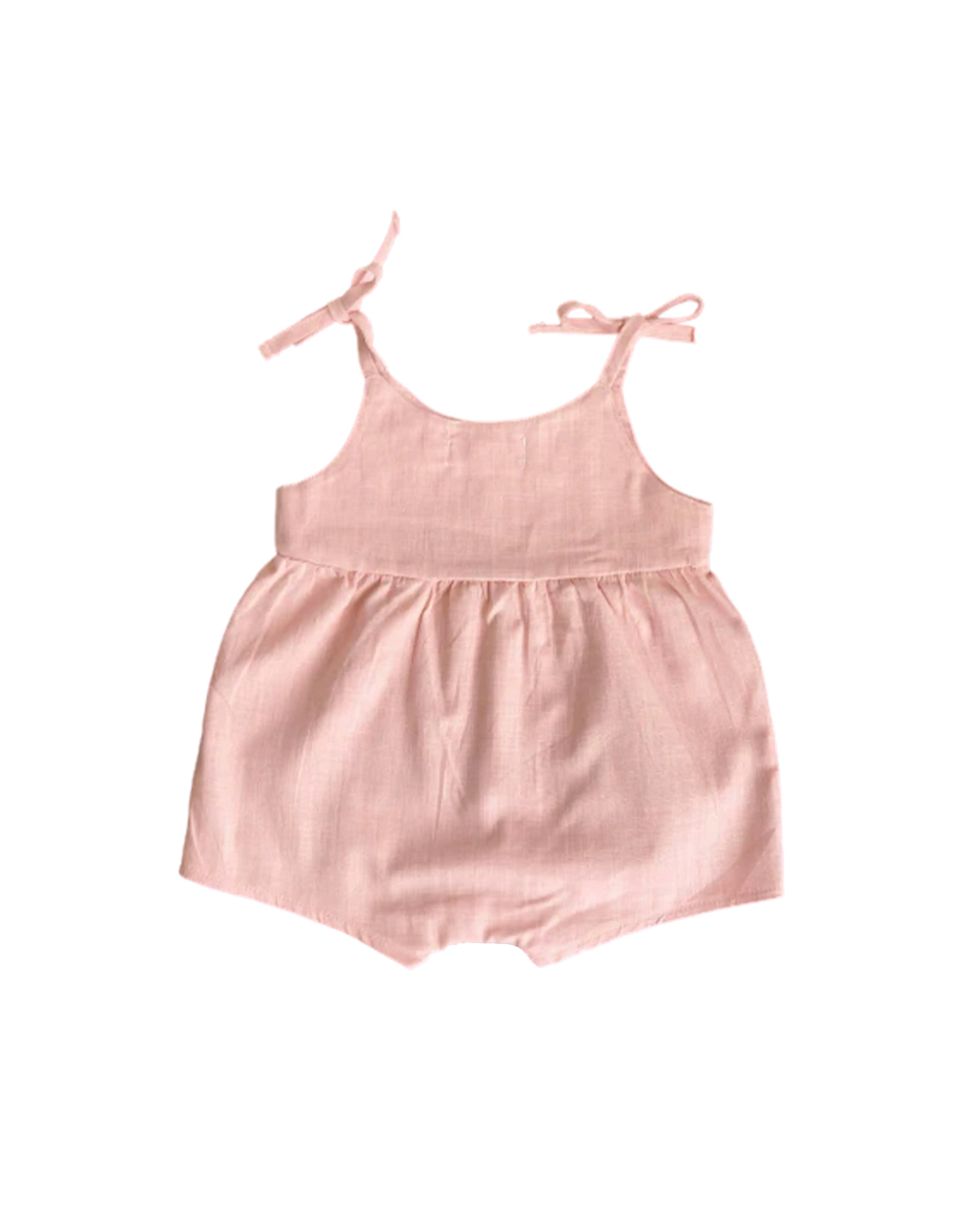 Baby Girl Playsuit - Light Pink and Light Green