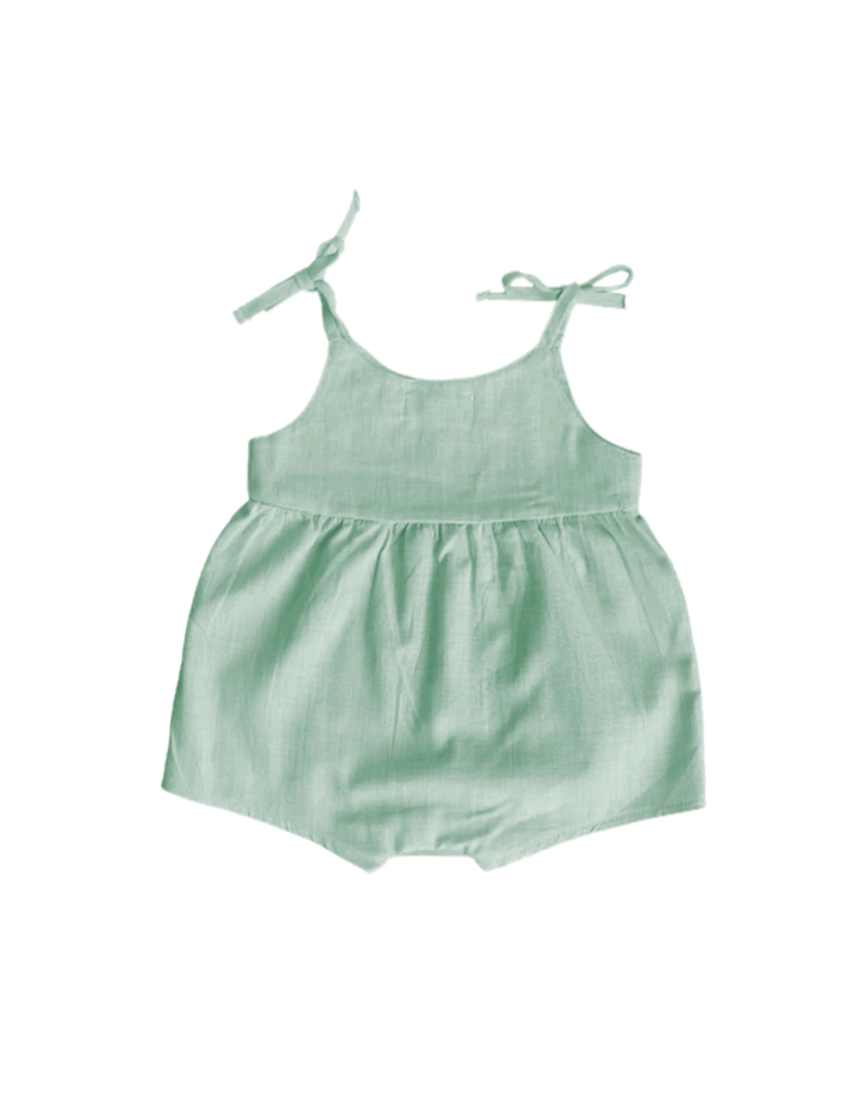 Baby Girl Playsuit - Light Pink and Light Green