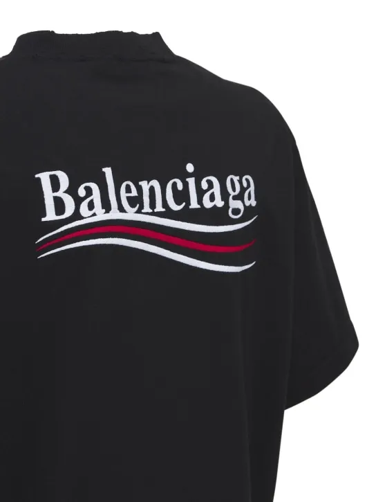 Balenciaga   Cotton jersey t-shirt dress 