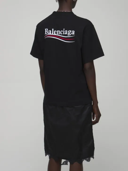 Balenciaga   Cotton jersey t-shirt dress 