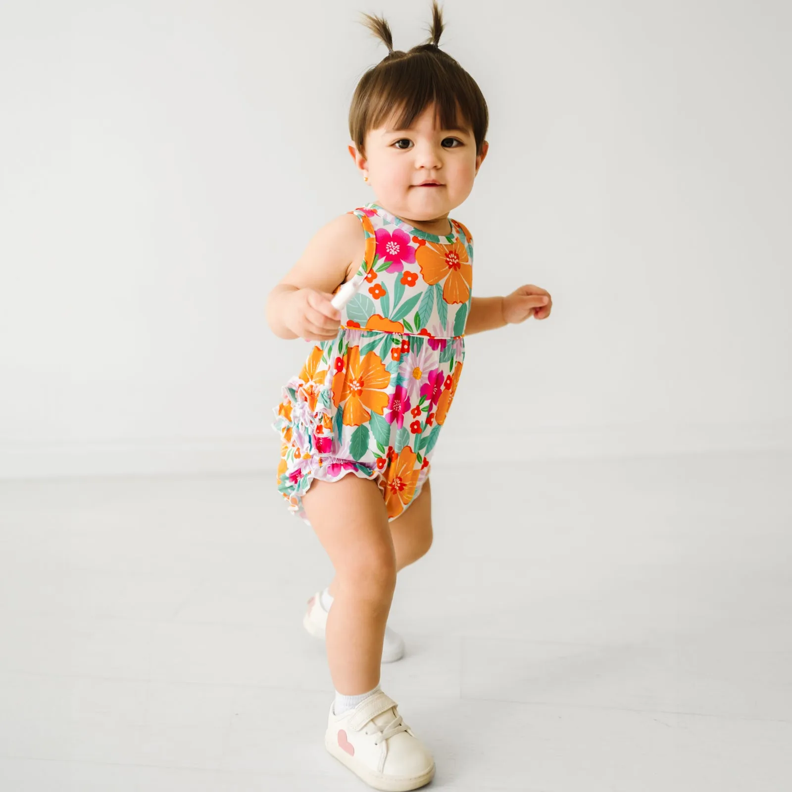 Beachy Blooms Bubble Romper
