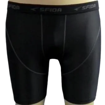 BLACK SFIDA COMPRESSION SHORTS YOUTH