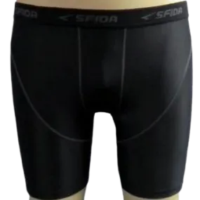 BLACK SFIDA COMPRESSION SHORTS YOUTH