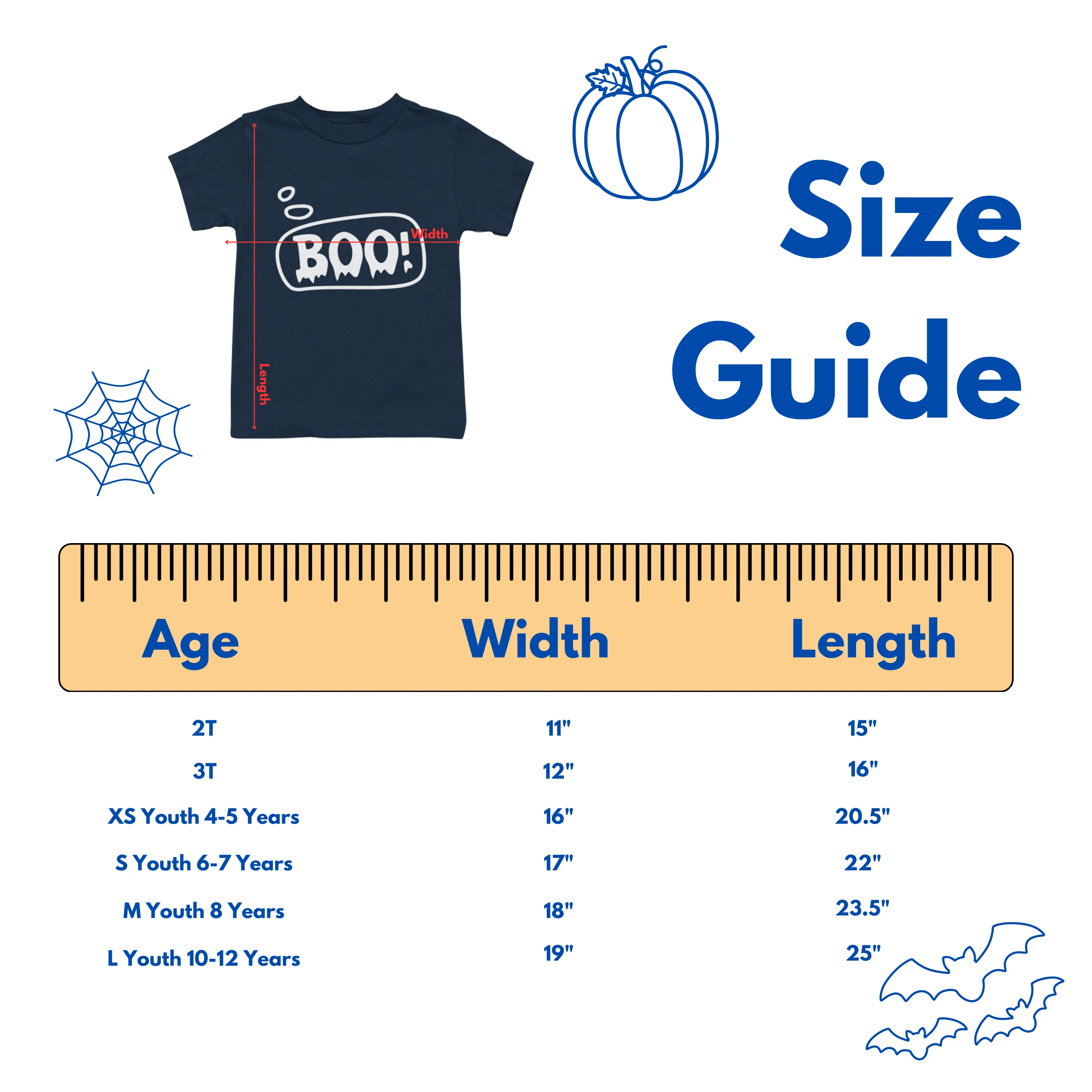 Boo! and Ahh! Matching Boys Halloween T-Shirt and Baby Onesie Set