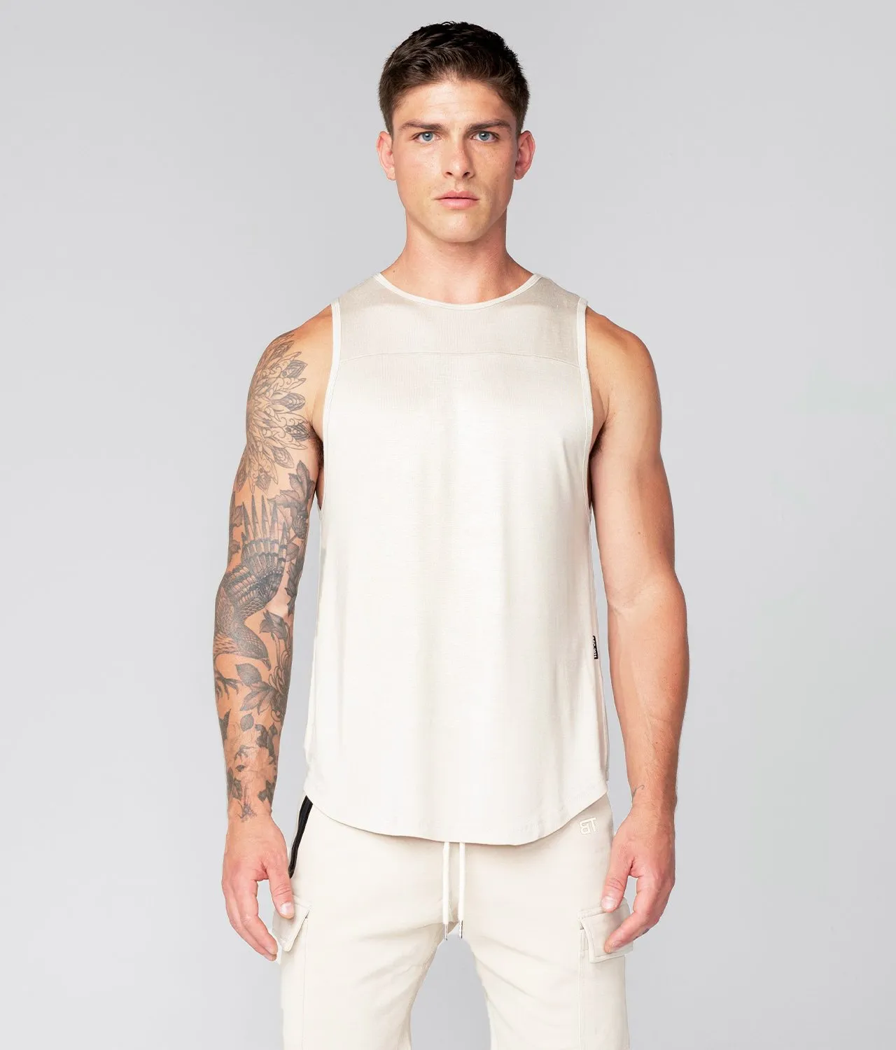Born Tough Core Fit Stone Crossfit Tank Top for Men