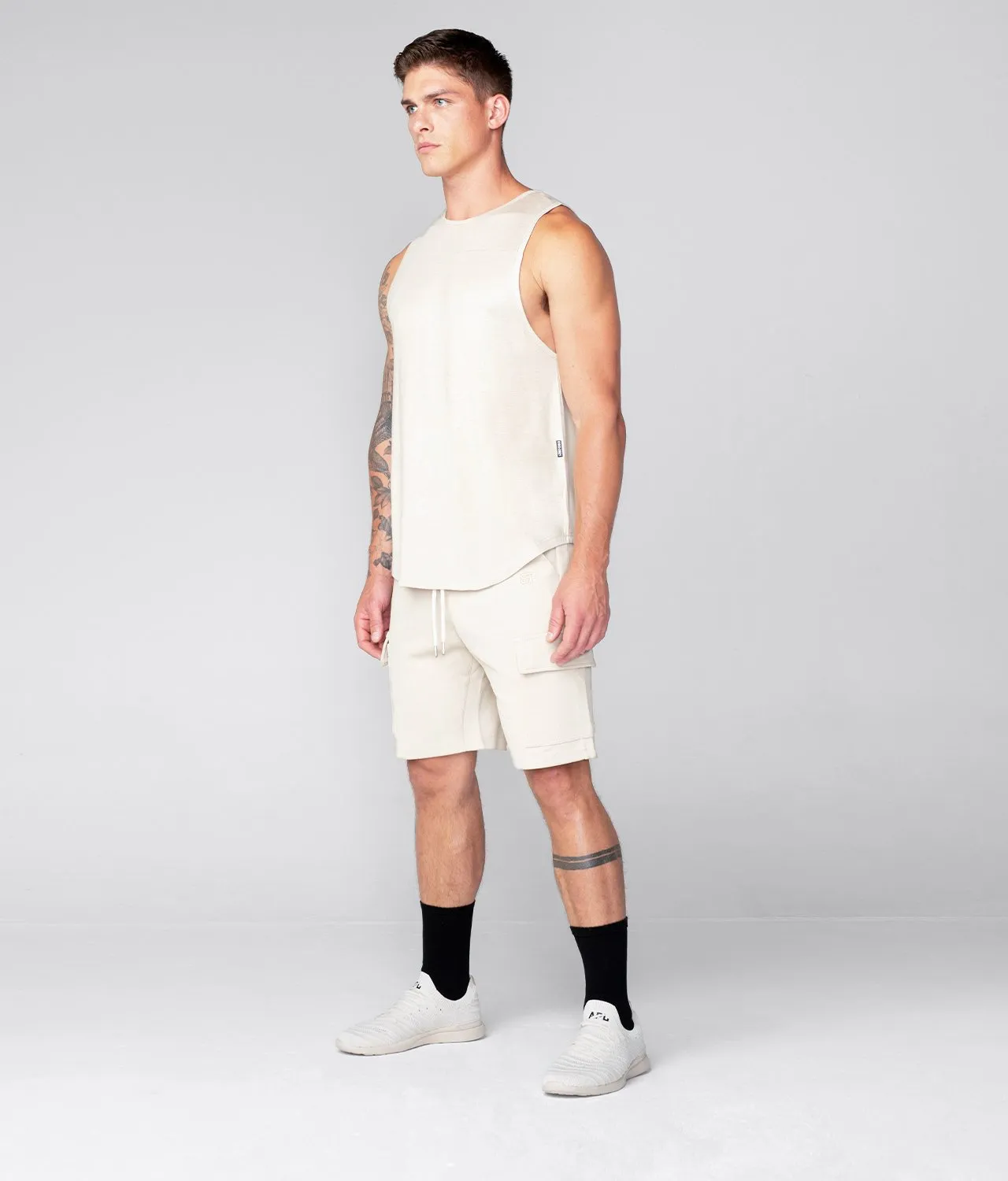 Born Tough Core Fit Stone Crossfit Tank Top for Men