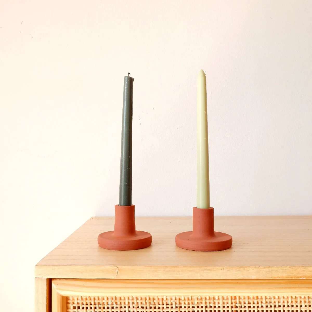 Candle Holder - Terracotta