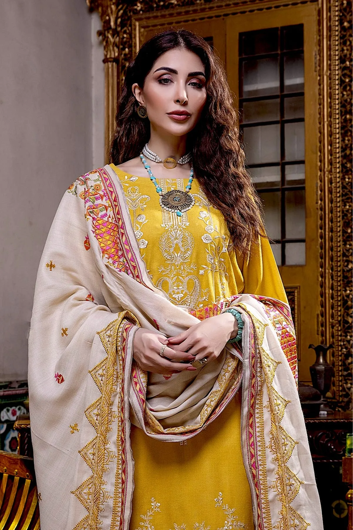 Charizma Poshima Winter Collection (with Woven Shawl) – PS-03