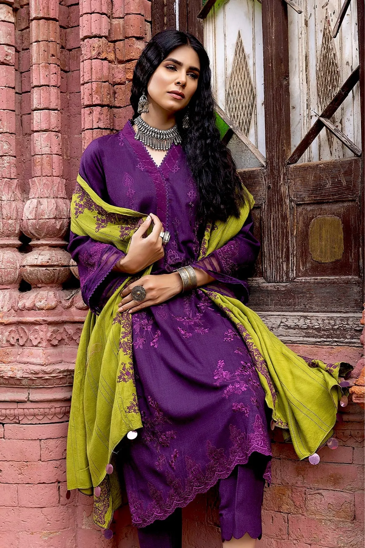 Charizma Poshima Winter Collection (with Woven Shawl) – PS-10