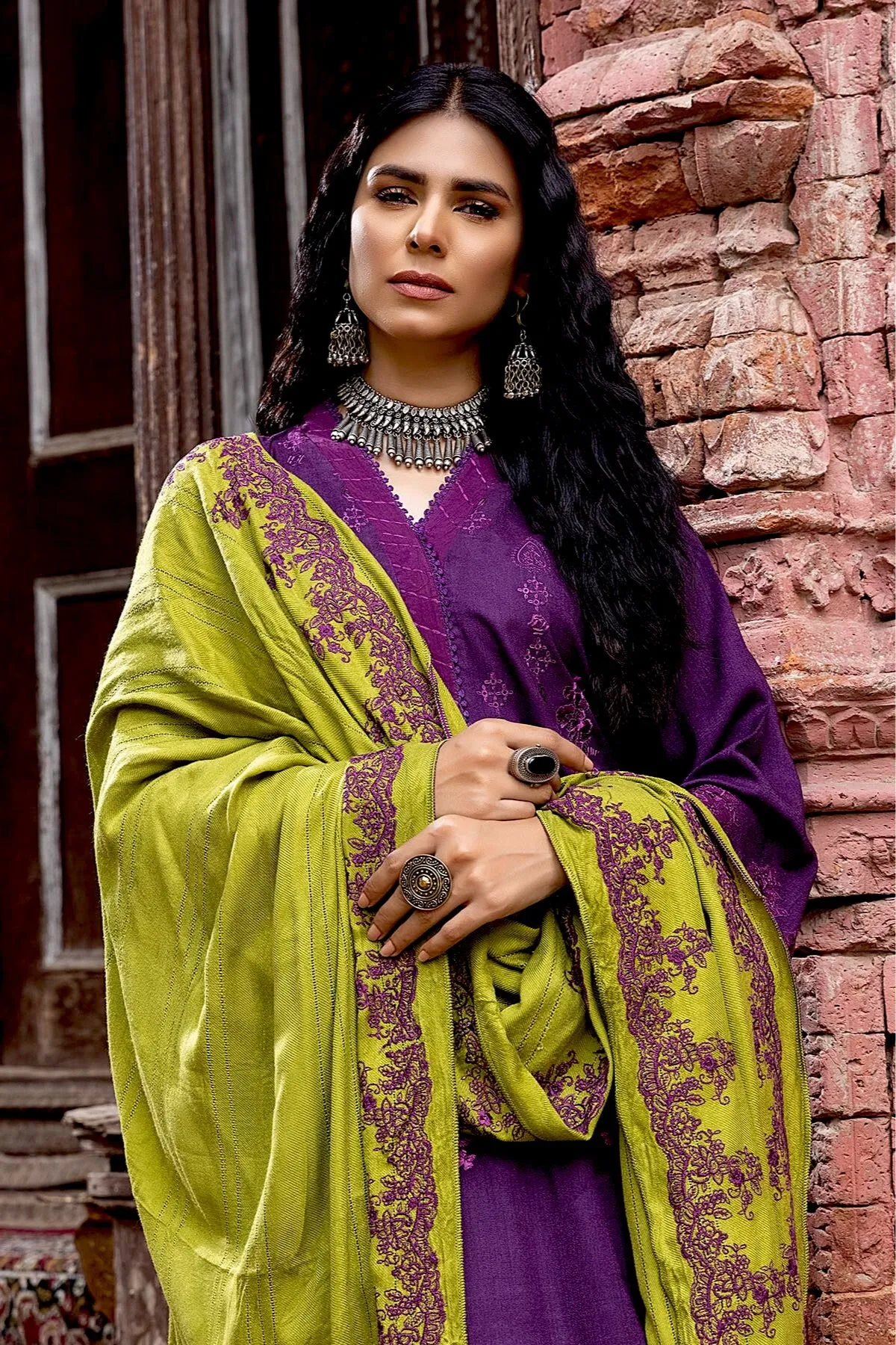 Charizma Poshima Winter Collection (with Woven Shawl) – PS-10