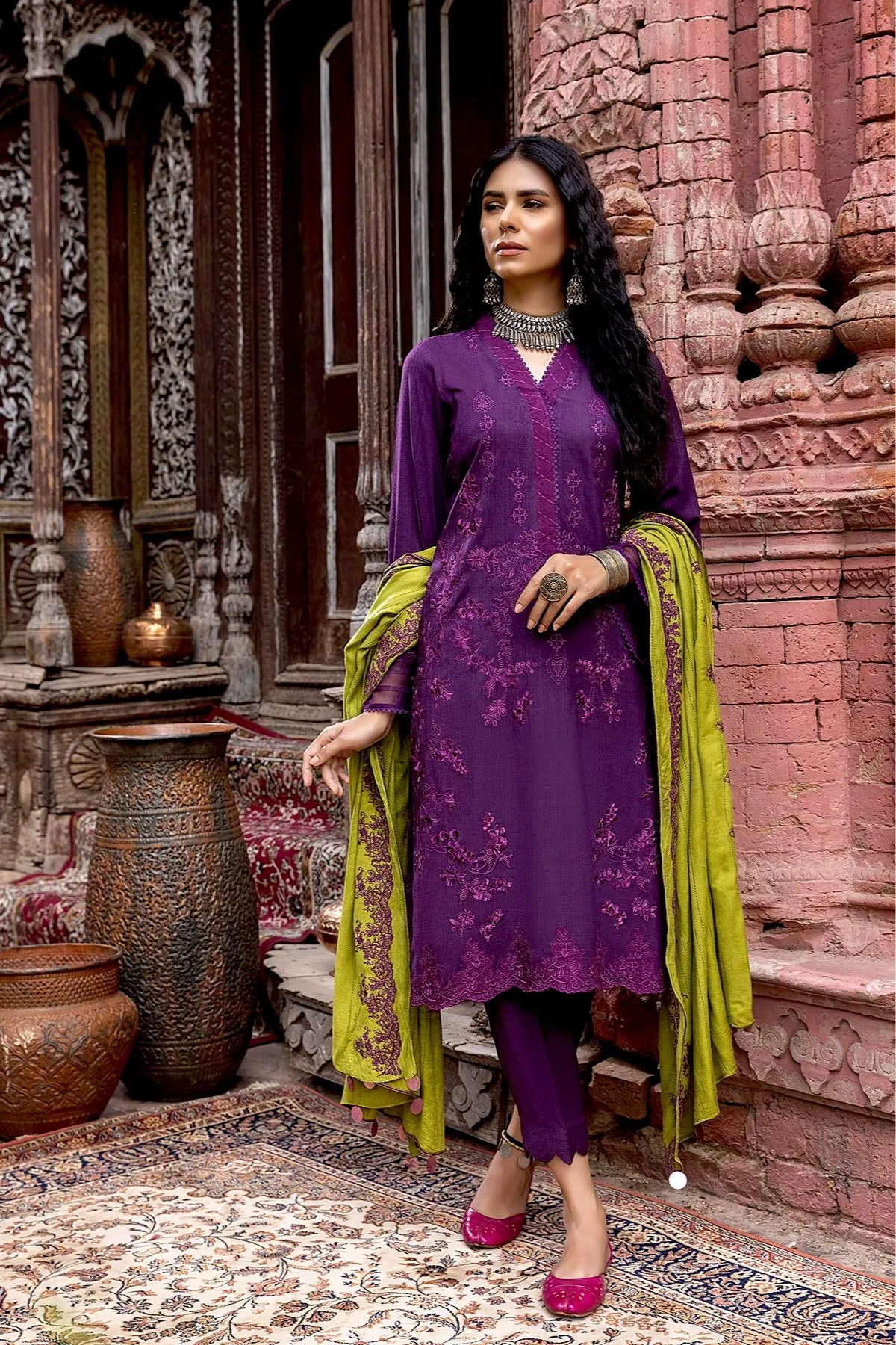 Charizma Poshima Winter Collection (with Woven Shawl) – PS-10