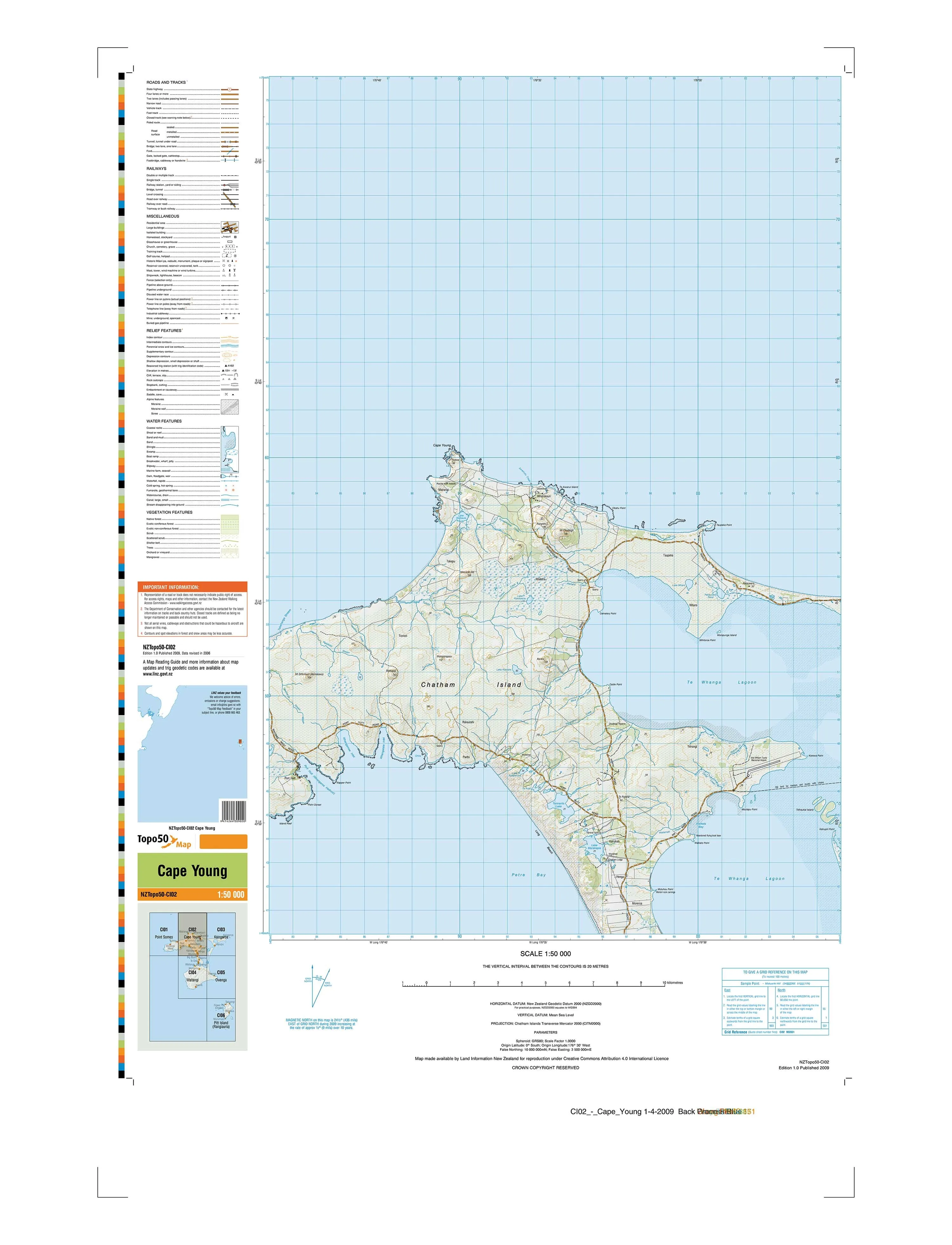 CI02 - Cape Young Topo50 map