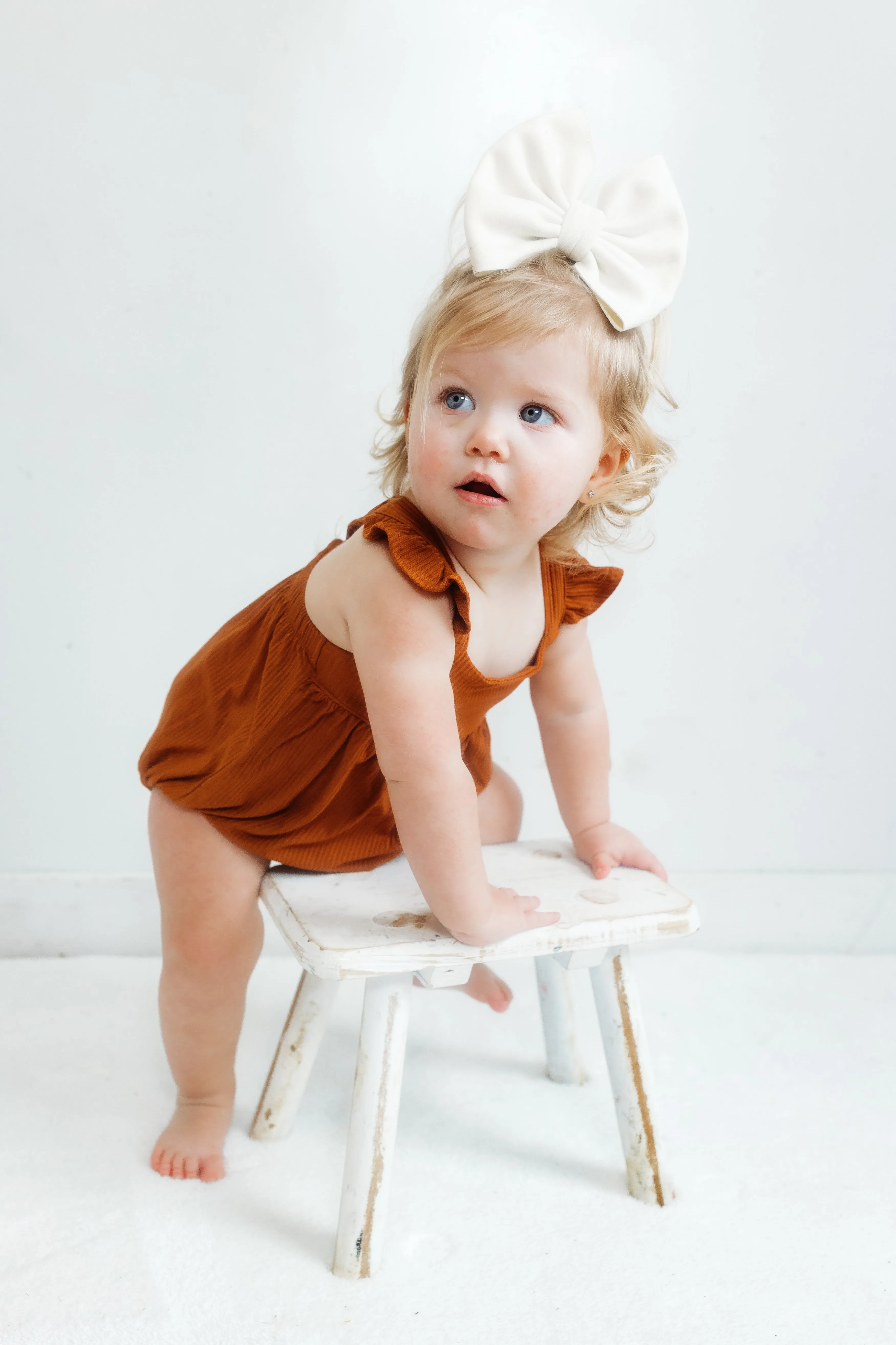 Copper Rib Dream Bubble Romper