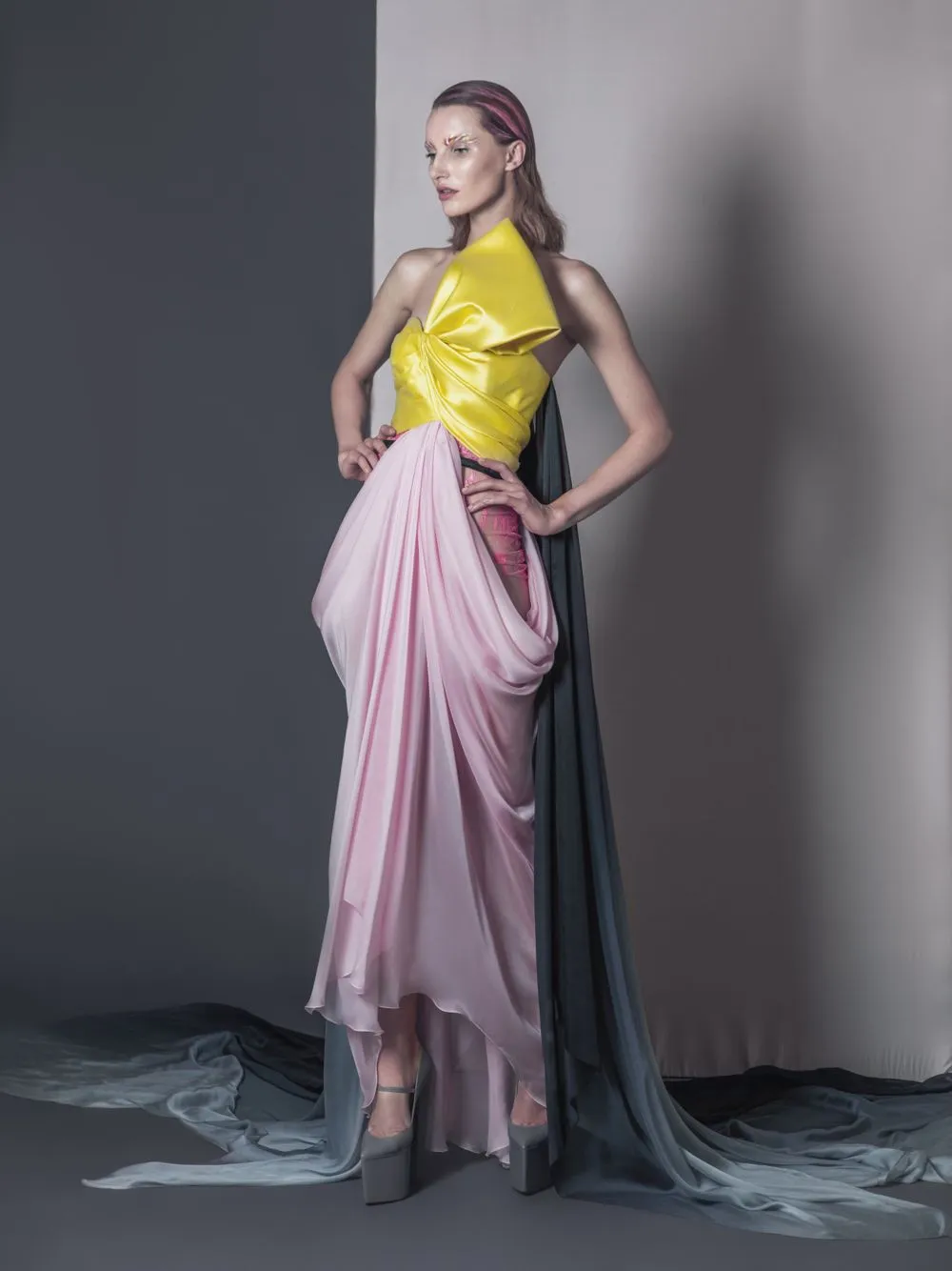 Corset & Hand Painted Skirt