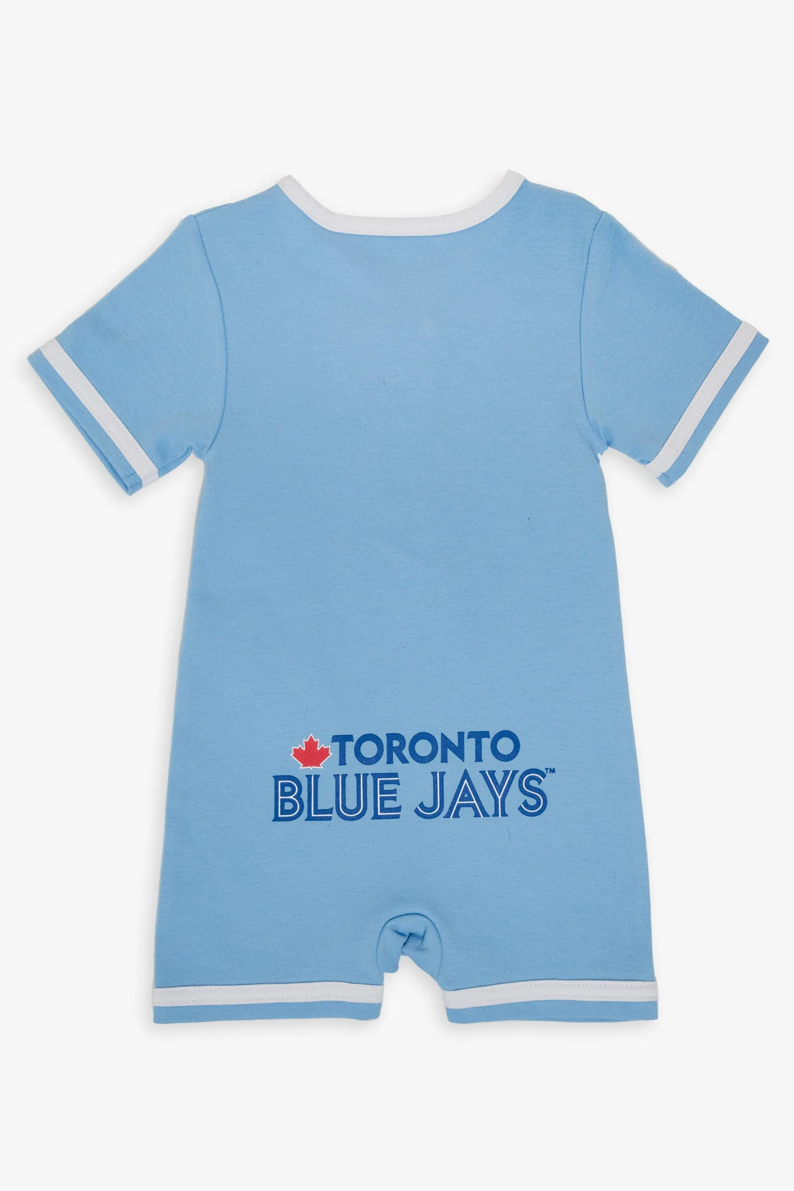 Customizable MLB Toronto Blue Jays Baby Powder Blue Romper