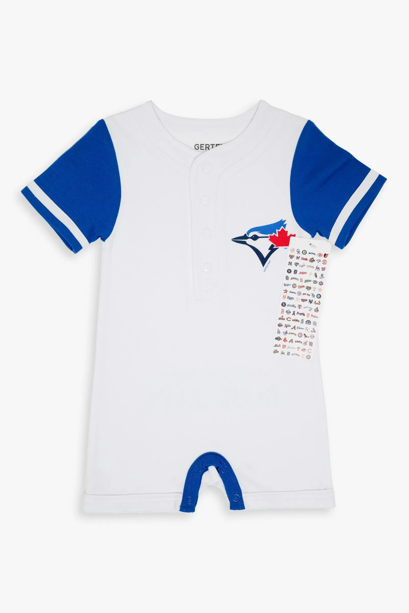 Customizable MLB Toronto Blue Jays Baby White Romper
