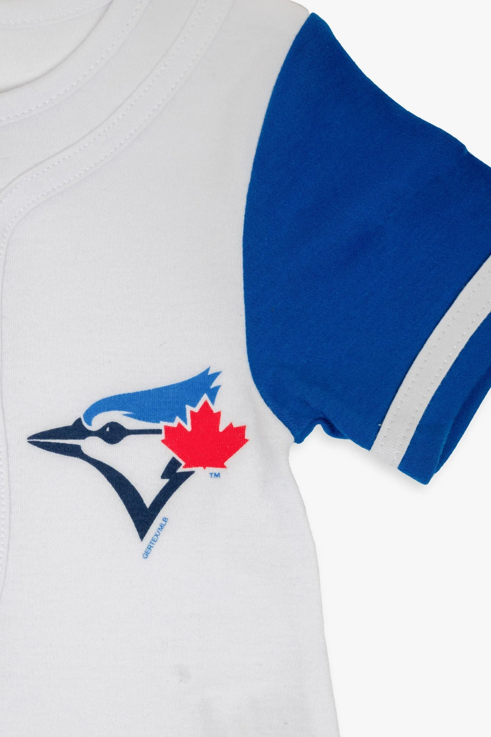 Customizable MLB Toronto Blue Jays Baby White Romper