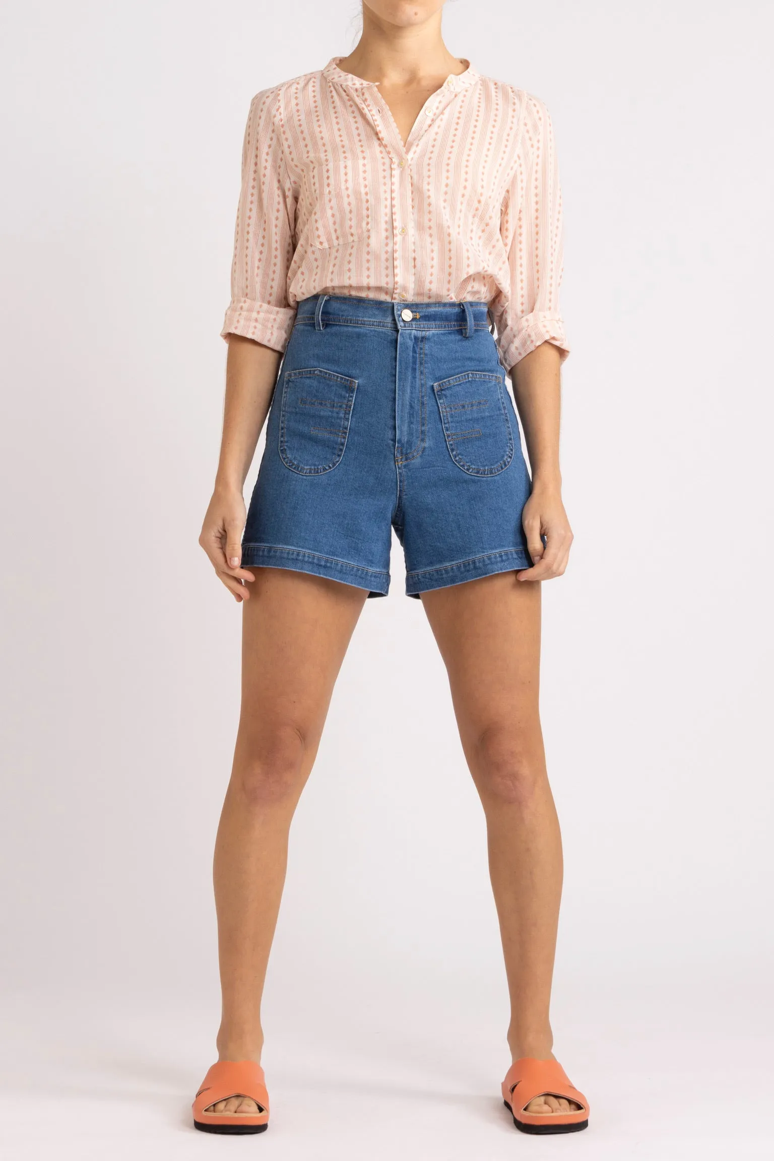 Ellery Stripe Cotton Shirt
