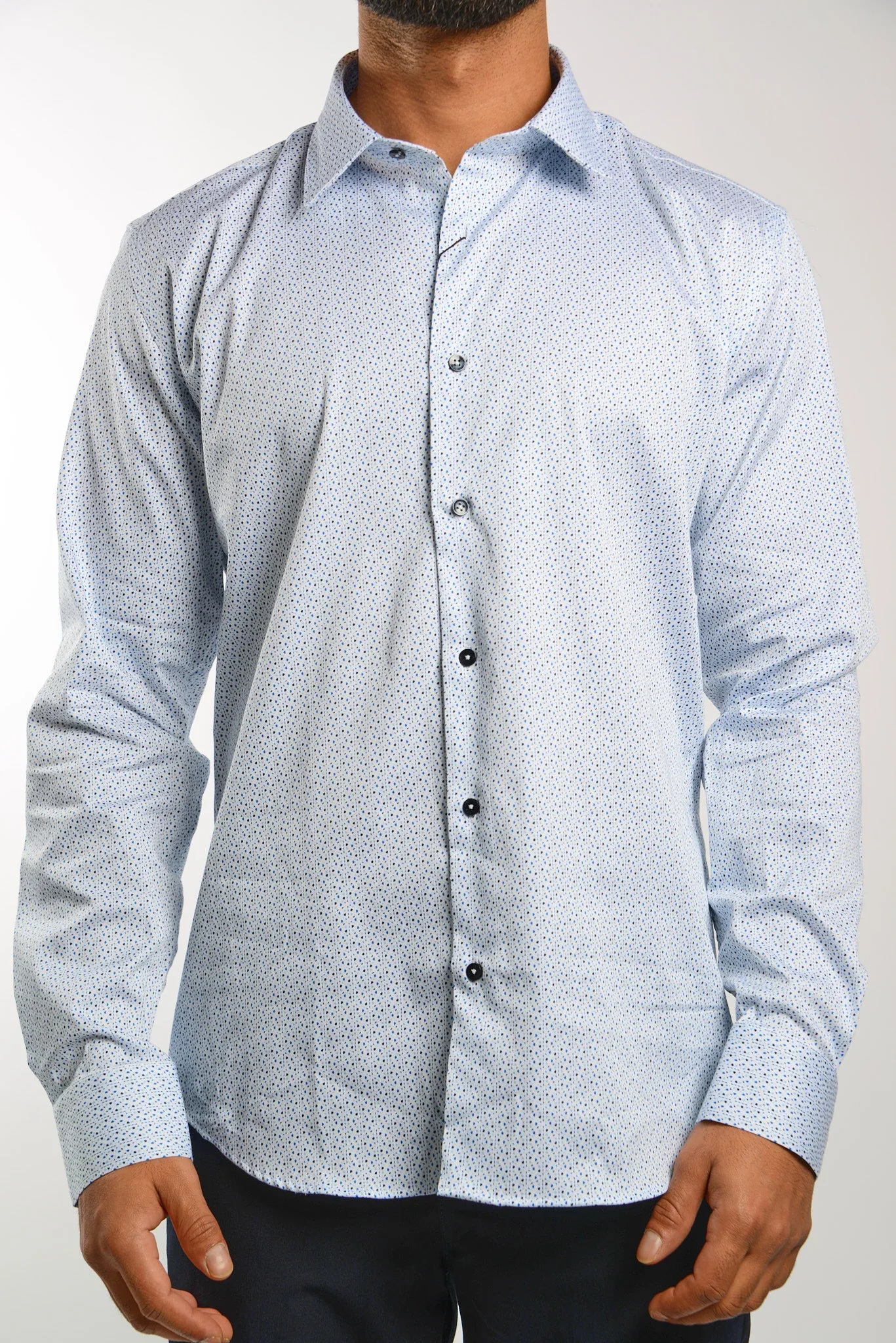 EURO SATEEN LS SPORT SHIRT