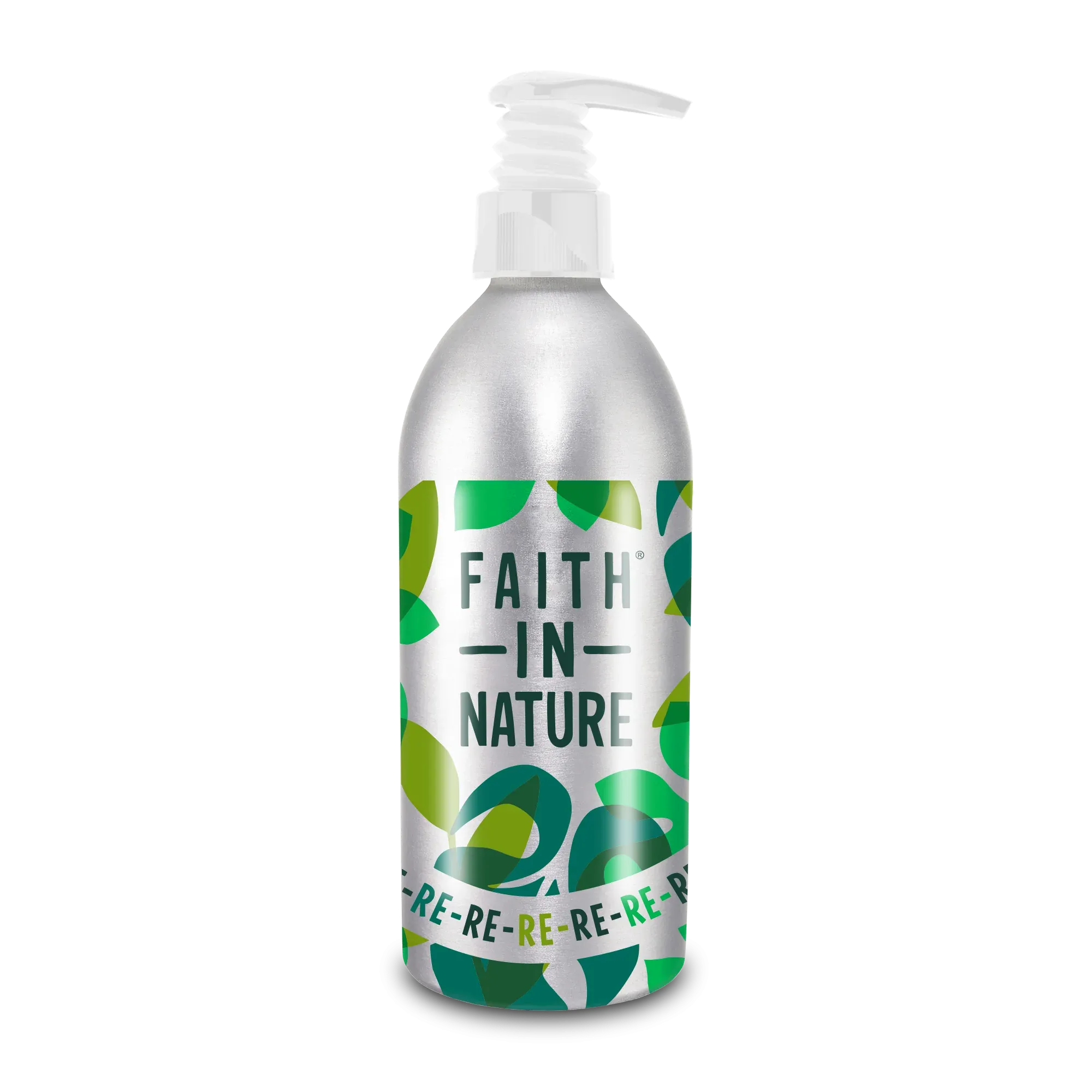 Faith in Nature Refill-A-Bottle Reusable Aluminium Bottle 450ml