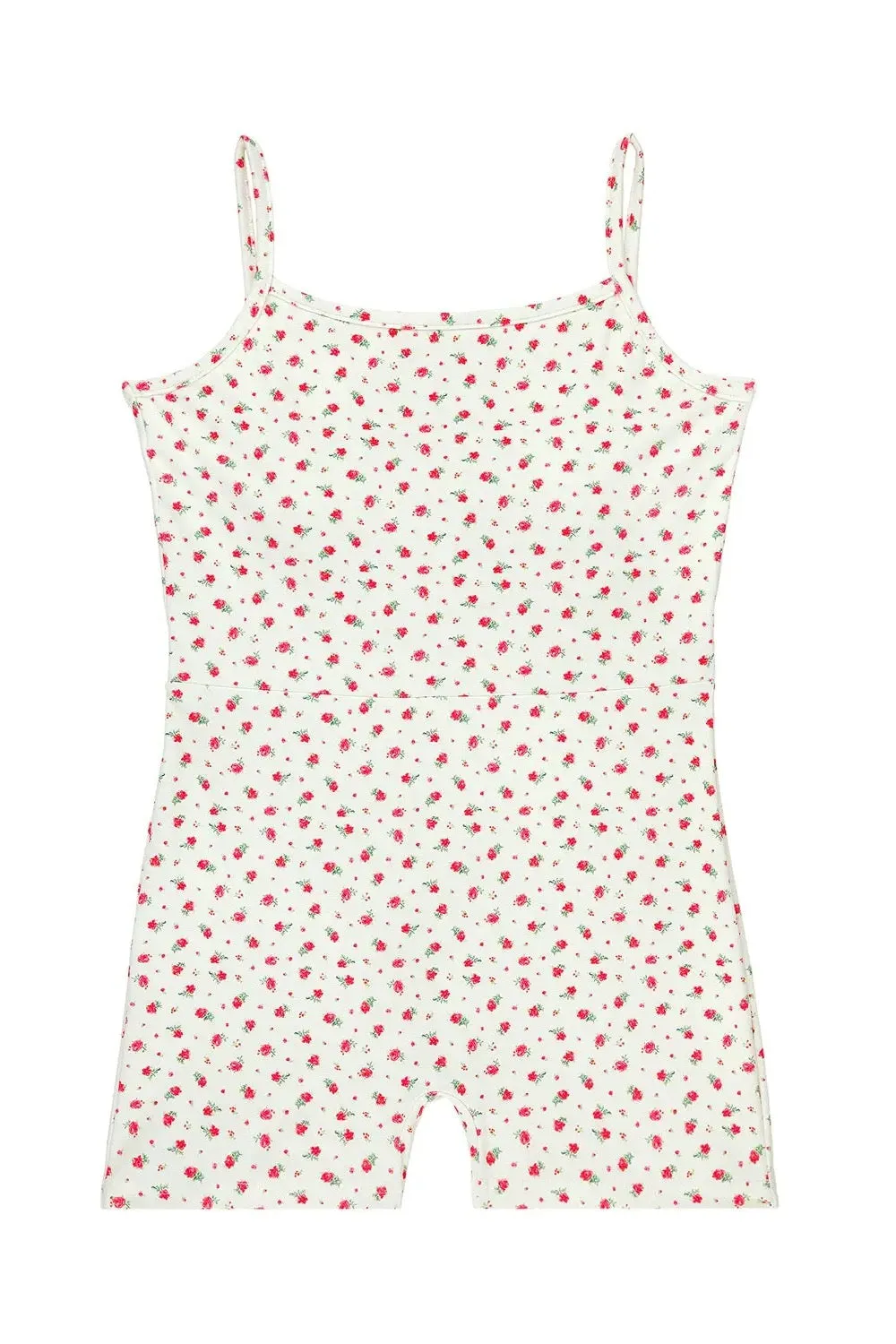 Floral Romper ~ Red Roses