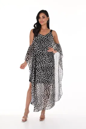 Frank Lyman Dress 246208U Black/Beige