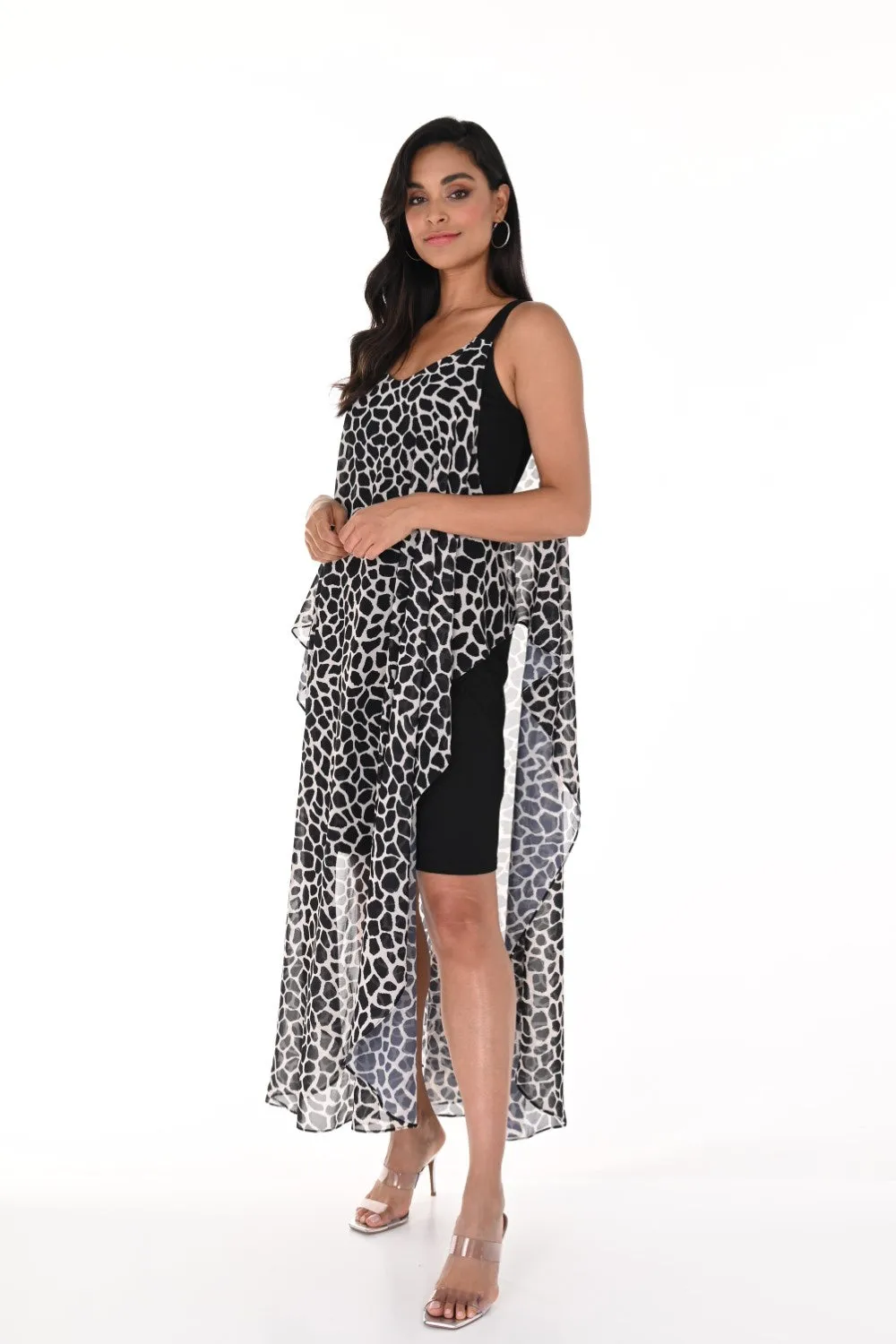Frank Lyman Dress 246208U Black/Beige