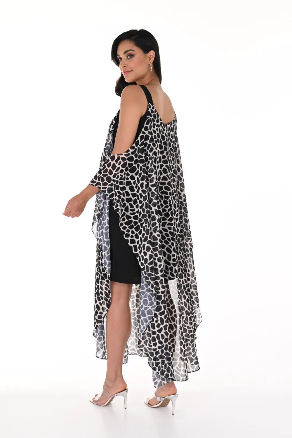 Frank Lyman Dress 246208U Black/Beige