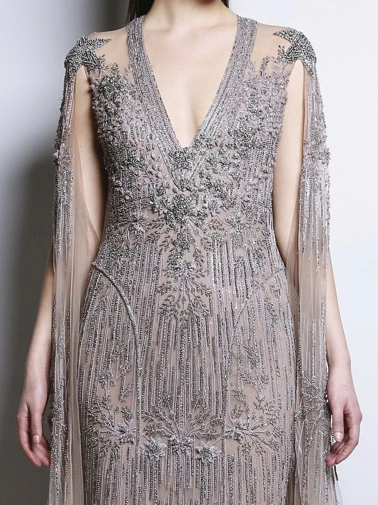 Fully Embroidered Gown