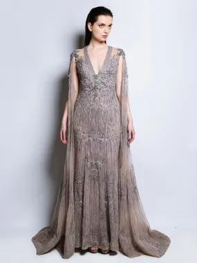 Fully Embroidered Gown
