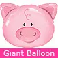 Giant Playful Pig Balloon