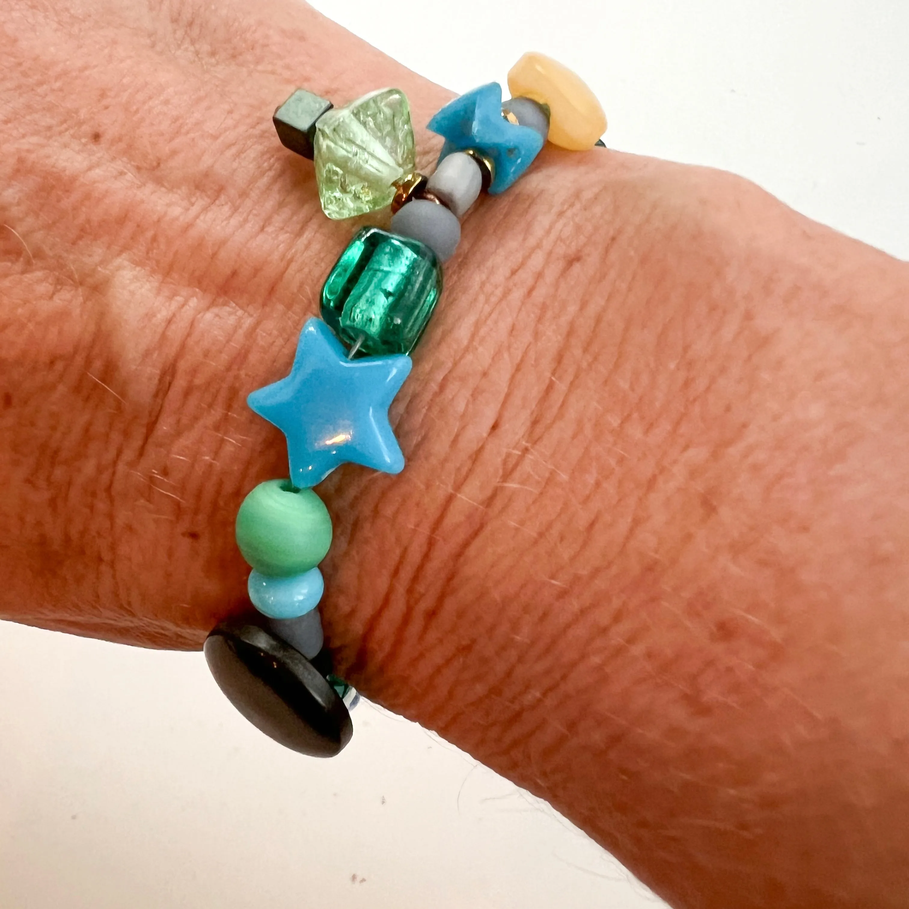 Handcrafted Beaded Bangle