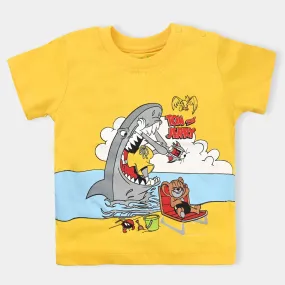 Infant Boys Slub Jersey T-Shirt Character | L-Chrome