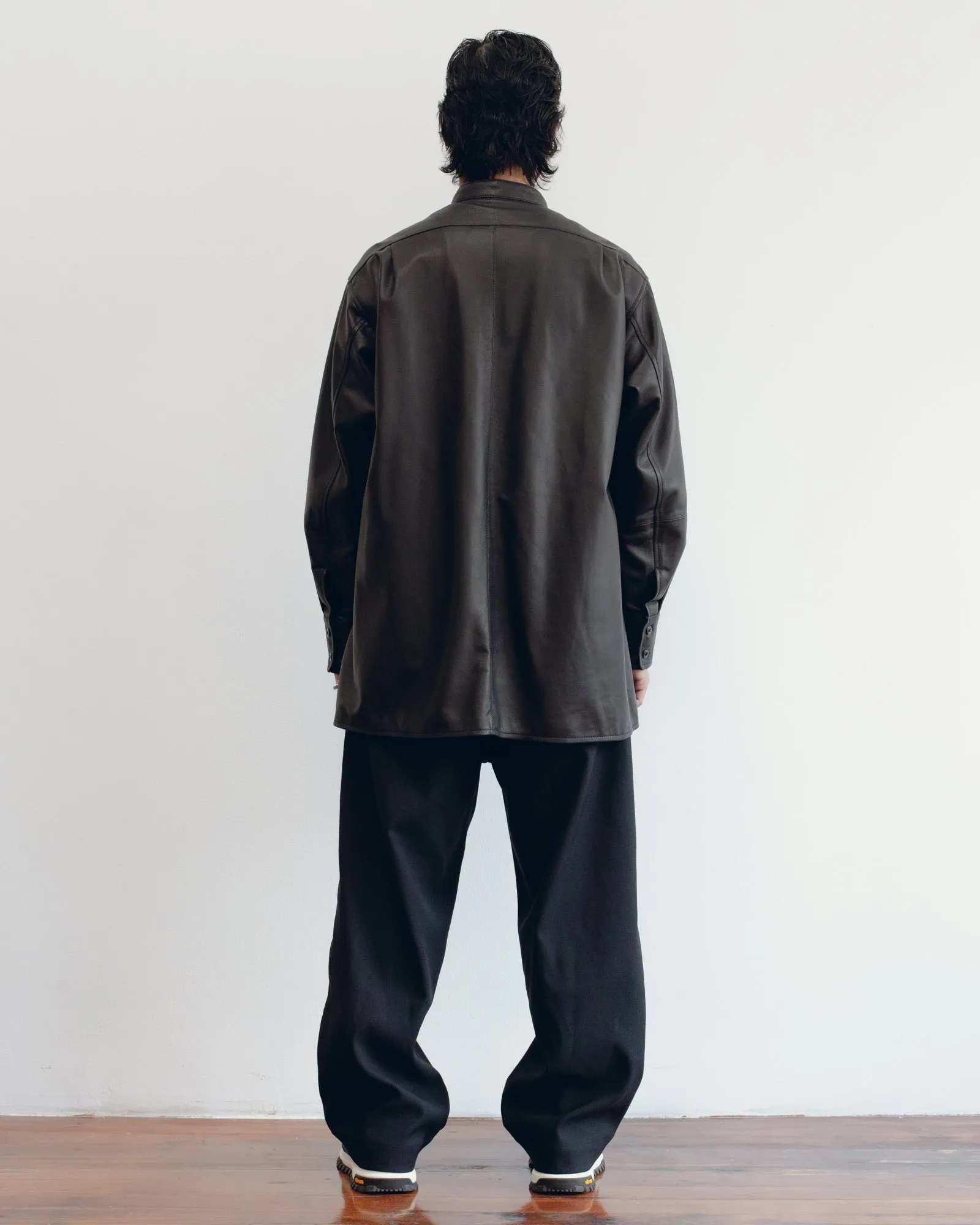 “JAMES” CLASSIC BAND COLLAR SHIRT