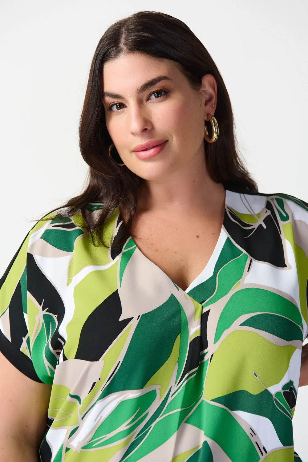 Joseph Ribkoff Top 241175 Vanilla/Multi