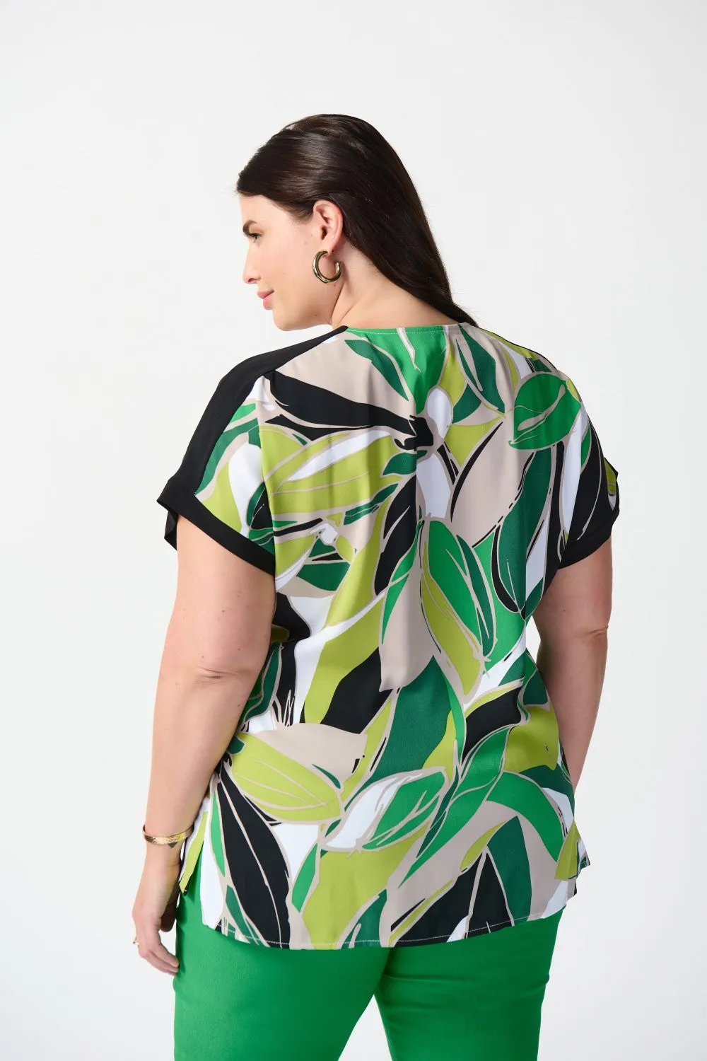 Joseph Ribkoff Top 241175 Vanilla/Multi