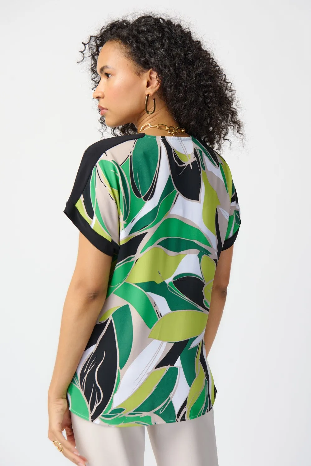 Joseph Ribkoff Top 241175 Vanilla/Multi