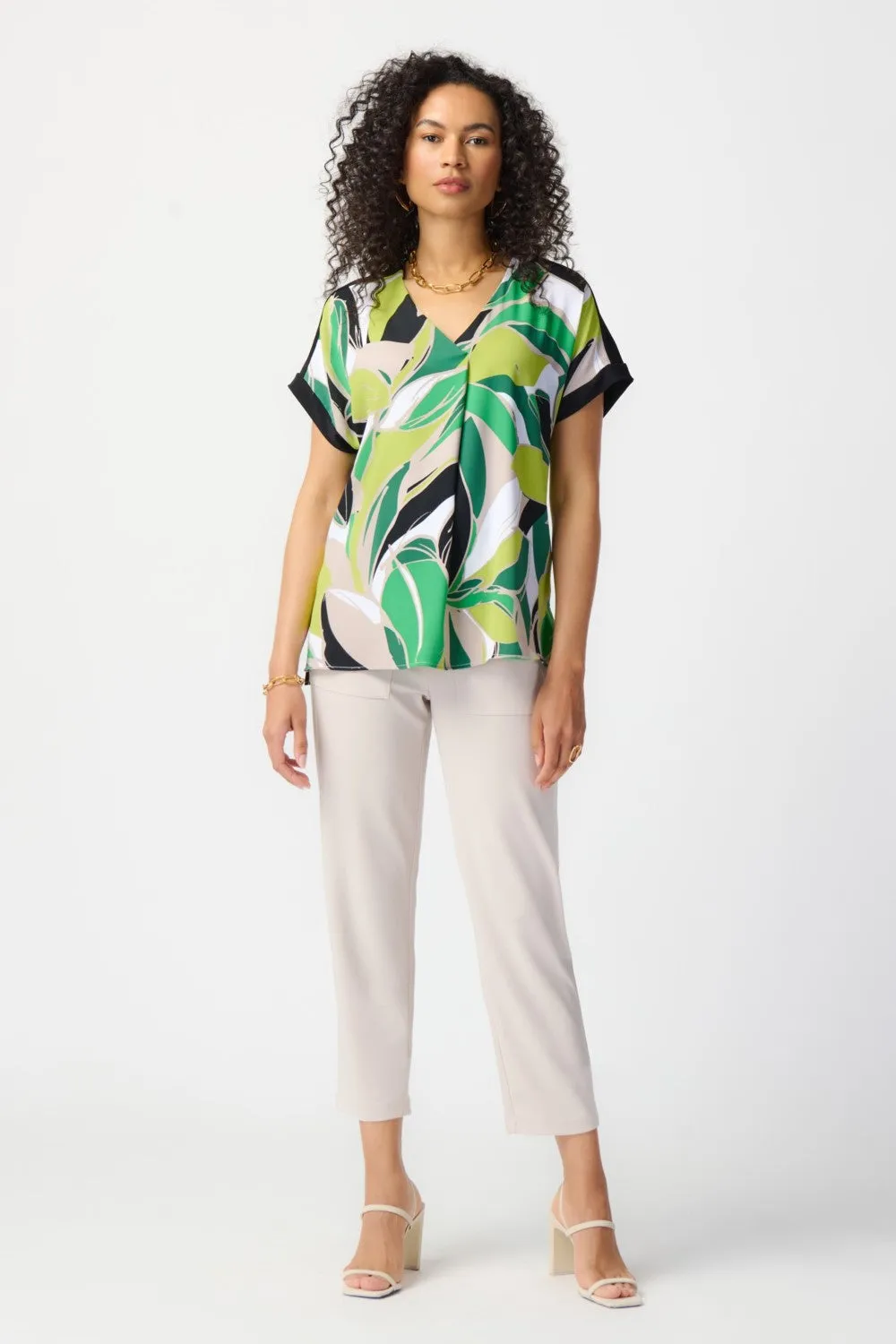 Joseph Ribkoff Top 241175 Vanilla/Multi