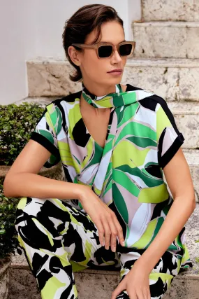 Joseph Ribkoff Top 241175 Vanilla/Multi