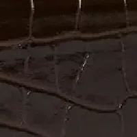 Jumbo Frame Belt In Chocolate Croc Embossed Leather